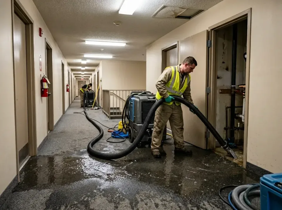 multi-unit-apartment-hallway-f-005 — frequently asked questions, Emergency Burst Pipe Water Extraction & Removal in Stillwat…